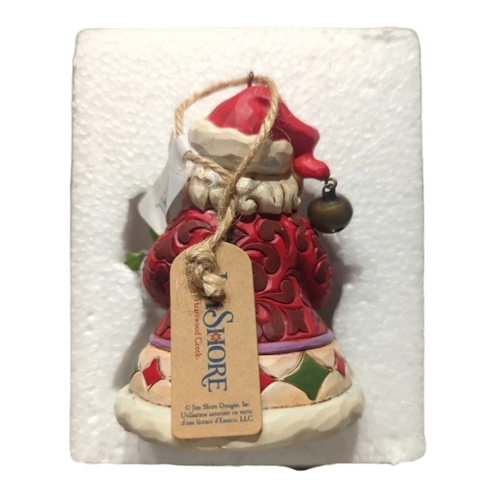 Jim Shore 2019 Annual Santa Ornament Heartwood Creek Enesco #6005372Q